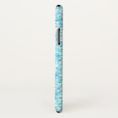 Blauw Luxe Moderne gradiënt galaxy glitter ster Case-Mate iPhone Case (Achterkant / rechts)