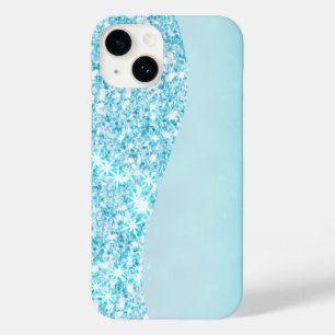 Blauw Luxe Moderne gradiënt galaxy glitter ster Case-Mate iPhone 14 Hoesje