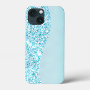 Blauw Luxe Moderne gradiënt galaxy glitter ster Case-Mate iPhone Case