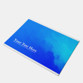 BLAUW MAAK JE EIGEN  DEURMAT (Schuin)