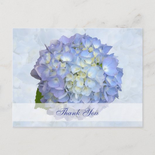 Blauw Maan Aangepaste Bruidsbruiloft Dank Je Postk Briefkaart (Voorkant)