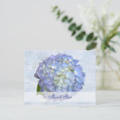 Blauw Maan Aangepaste Bruidsbruiloft Dank Je Postk Briefkaart (Staand voorkant)