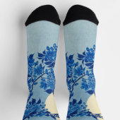 Blauw Maanverlichte Boom: Japanse Kersenbloesem Na Sokken (Top)