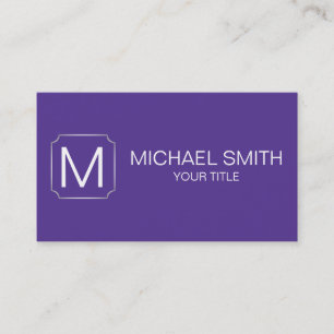 Blauw-magenta violetkleurachtergrond visitekaartje