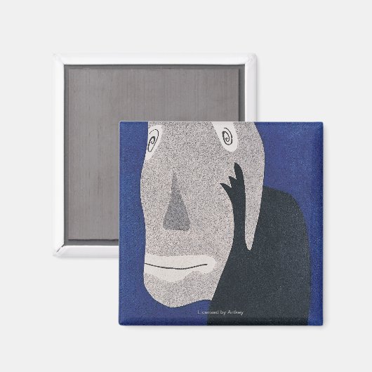 Blauw Magneet (Voorkant / Achterkant)