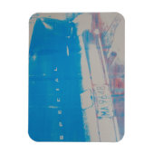 Blauw Magneet (Verticaal)