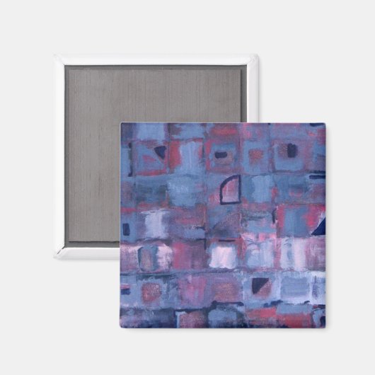 Blauw Magneet (Voorkant / Achterkant)