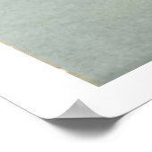 Blauw Man Poster (Hoek)