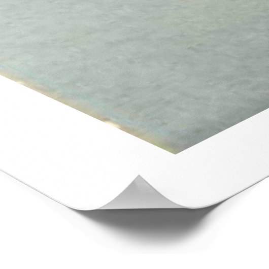 Blauw Man Poster (Hoek)