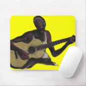 blauw man zingt de blauwen muismat (Met muis)
