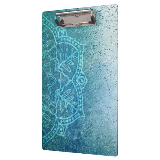 Blauw Mandala - Aangepast klembord (Links)