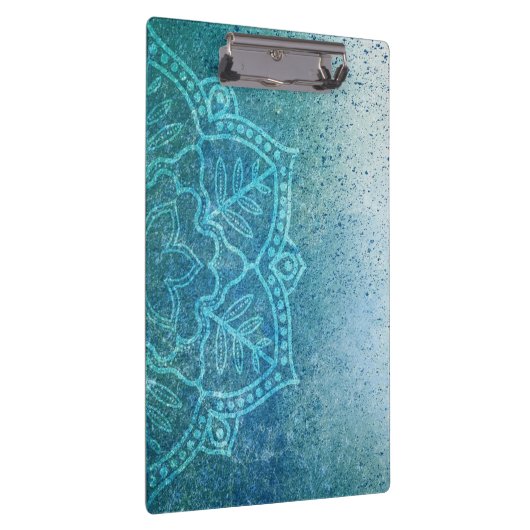 Blauw Mandala - Aangepast klembord (Rechts)