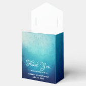  Blauw Mandala Abstract Bedankdoosjes (Geopend)