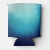 Blauw Mandala Abstract Blikjeskoeler (Voorkant)