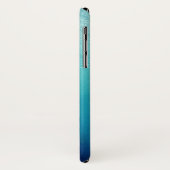  Blauw Mandala Abstract Case-Mate iPhone Case (Achterkant/links)