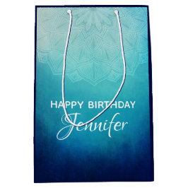  Blauw Mandala Abstract Medium Cadeauzakje