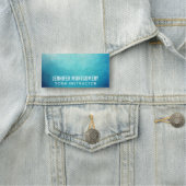 Blauw Mandala Abstract Naamplaatje (In situ)