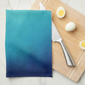  Blauw Mandala Abstract Theedoek (Quarter Fold)