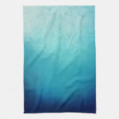  Blauw Mandala Abstract Theedoek (Verticaal)