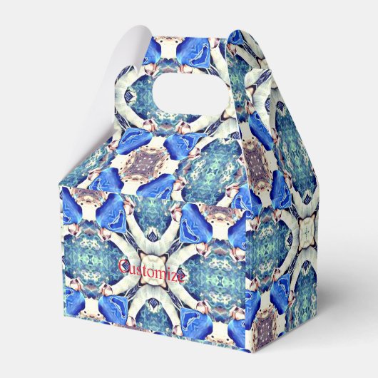 Blauw mandala hart Thunder_Cove Bedankdoosjes (Voorkant Zijde)