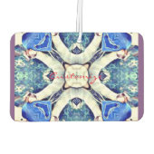 Blauw mandala harten patroon Thunder_Cove Luchtverfrisser (Achterkant)