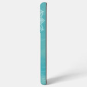 Blauw mandala ontwerp samsung galaxy hoesje (Achterkant horizontaal)