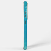 Blauw mandala ontwerp samsung galaxy hoesje (Rechterkant)