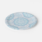 Blauw Mandala Papieren Bord (Gekanteld)