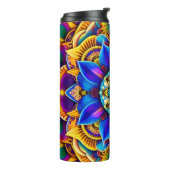 Blauw Mandala Thermokop Thermosbeker (Gedraaid links)