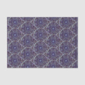 Blauw mandala voor ontkoppeling tissuepapier (Voorkant)