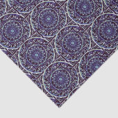 Blauw mandala voor ontkoppeling tissuepapier (Detail)