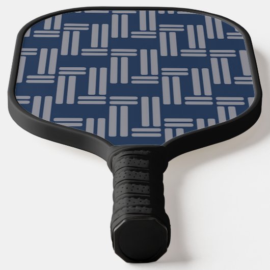 Blauw mandje, piekpatroon, Japanse stijl Pickleball Paddle (Laagn)