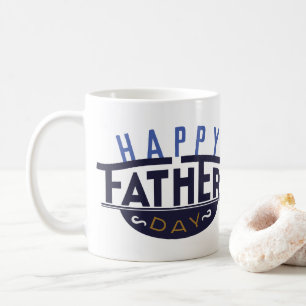 Blauw marine gelukkige VADER vadersdag Koffiemok