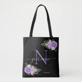 blauw marine roos bloem, Modern Minimalistisch Ele Tote Bag