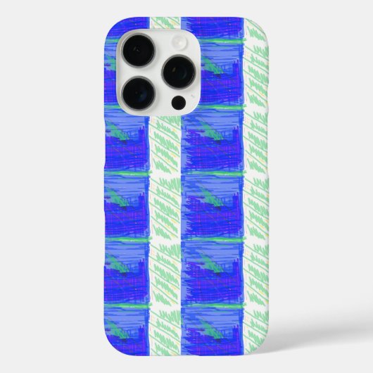Blauw maritiem thema Case-Mate iPhone case (Achterkant)