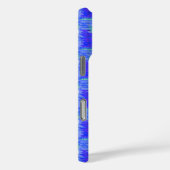 Blauw maritiem thema Case-Mate iPhone case (Achterkant / Rechts)
