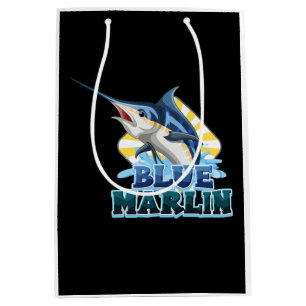 blauw-marlijn-vis-tshirt-met-karton-karakter medium cadeauzakje