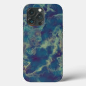 Blauw Marmer 2 Case-Mate iPhone Case (Achterkant)