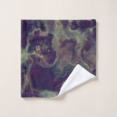 blauw Marmer abstract Bad Handdoek (Wasdoekje)
