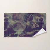 blauw Marmer abstract Bad Handdoek (Handdoek)