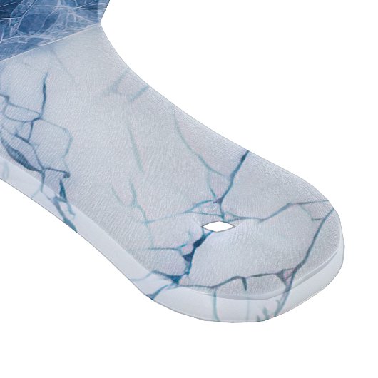 Blauw marmer abstract kustpatroon snijplank (Hoek)