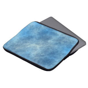 Blauw Marmer Abstract Laptop Sleeve