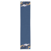 BLAUW MARMER AGAAT Tafelloper (Voorkant)