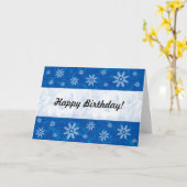 Blauw marmer met bloemen kaart (Gele Bloem)