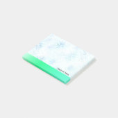 Blauw Marmer Patroon Doelen voor Vandaag Post-it® Notes (Schuin)