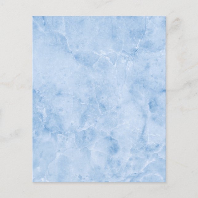 Blauw marmer Stone Scrapbook Paper (Voorkant)
