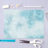 blauw marmer tissuepapier (Craft)