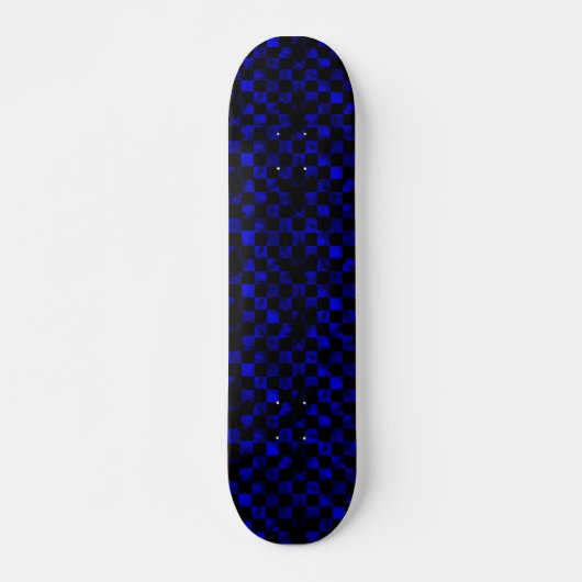 Blauw marmerbord skateboard (Voorkant)