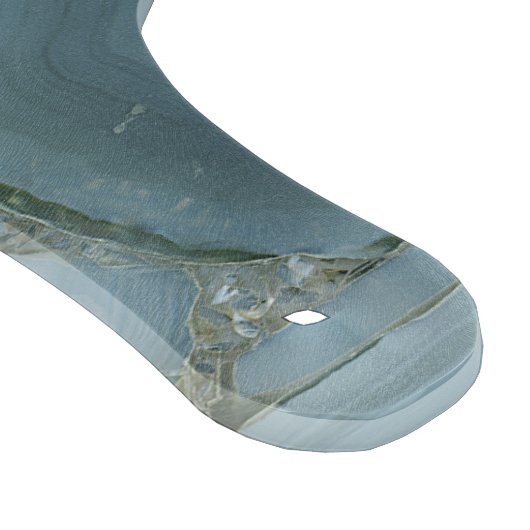 Blauw marmereffect. snijplank (Hoek)