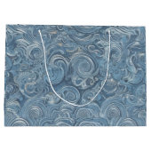 Blauw Marmeren Cadeautas (Achterkant)